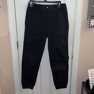 BLACK CARGO JOGGERS